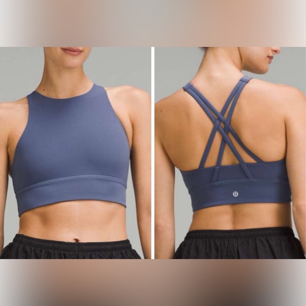 Lululemon Energy Longline Sports Bra in Shade  Size 6 - Picture 6 of 6